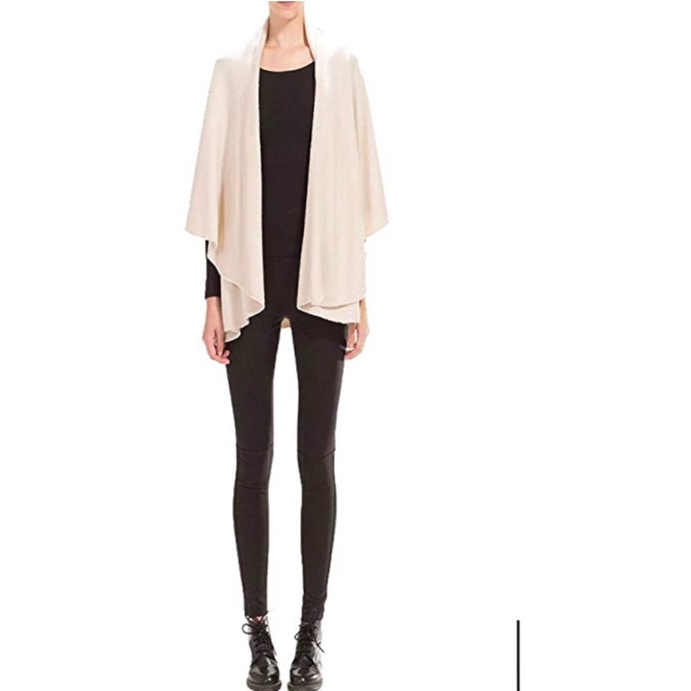 Look By M. /Shawl Vest /cream